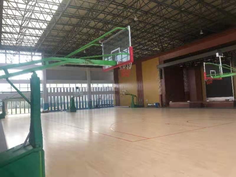 温州舞台运动木地板安装